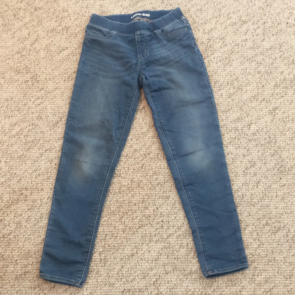 Lands’ End Pull On Denim Jegging, size 8